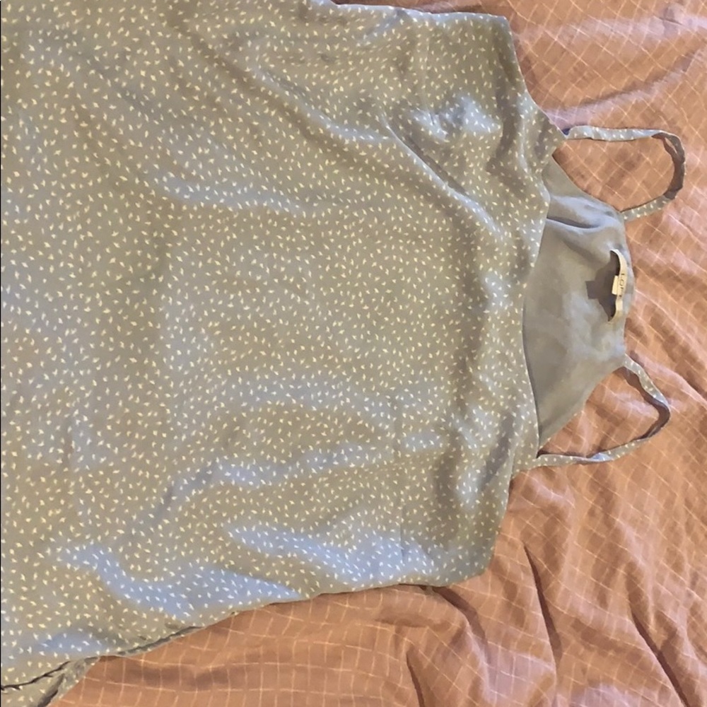 Anne Taylor Loft tank top with underlying slip.